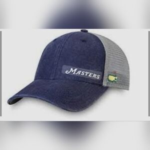 EUC American Needle Masters Navy Mesh Trucker Men's Hat Cap Augusta National